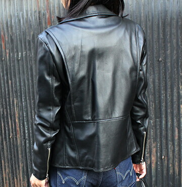 楽天市場】ラム革 ダブルライダース S〜L 日本製 ラムスキン 羊革 本革