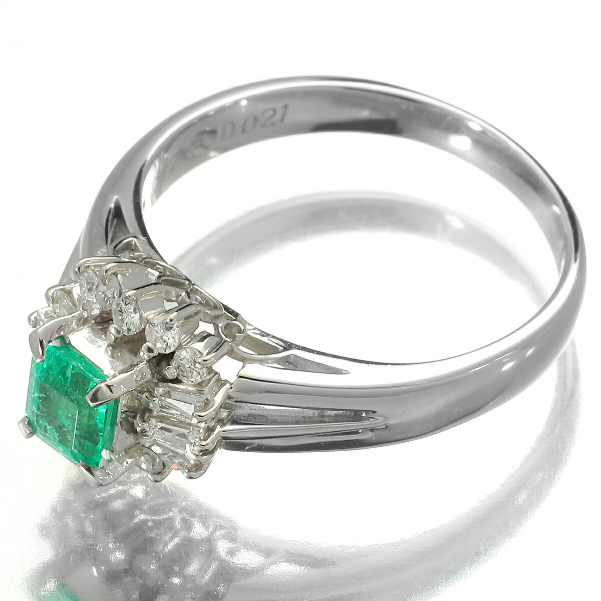 楽天市場】ジュエリーマキ リング 指輪 エメラルド 0.32ct