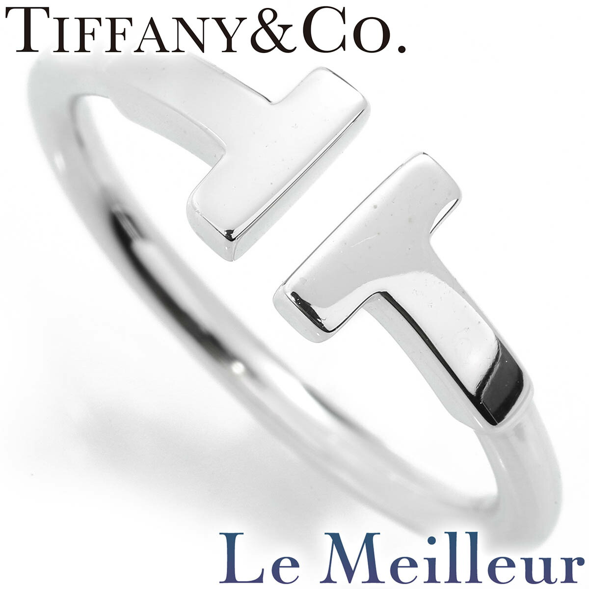 楽天市場】ティファニー T ワイヤー リング 指輪 K18 9号 TIFFANY&Co