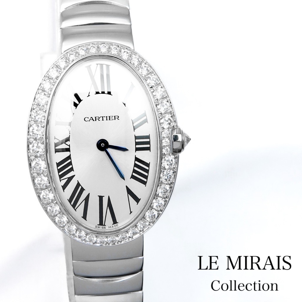 楽天市場】【保証書付】カルティエ ベニュワール K18 WG 純正ダイヤ