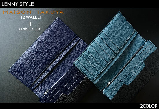 楽天市場】MAISON TAKUYA（メゾンタクヤ）二つ折りロングウォレット