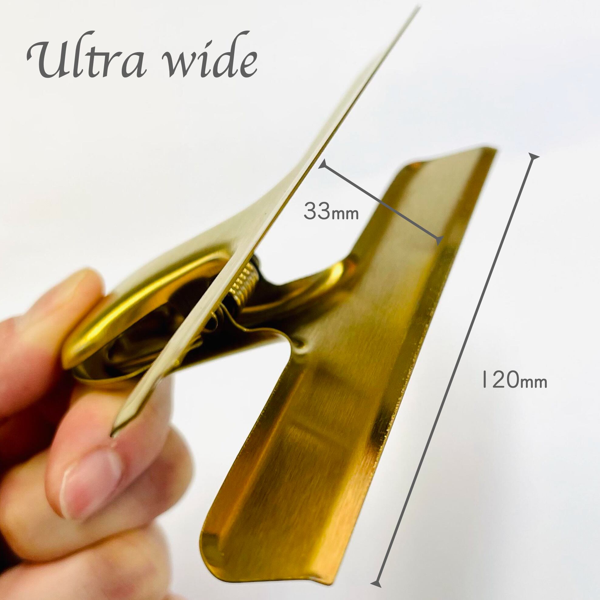 楽天市場】【アンティーク ゴールド ウルトラ ワイド クリップ】文房具