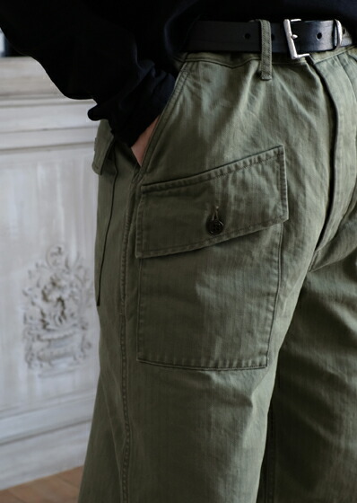 楽天市場】chimala 25SS HERRINGBONE US ARMY HBT TROUSERS : LICAVOU