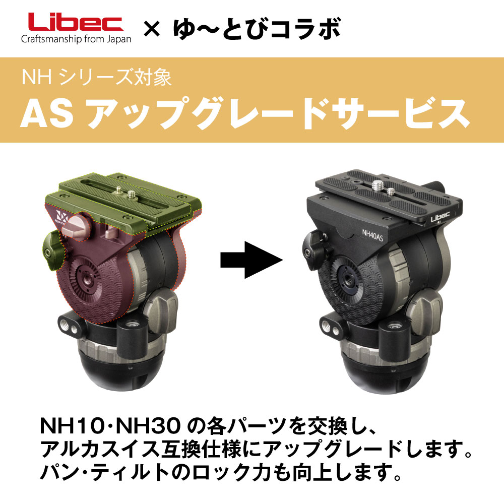楽天市場】【Libec × ゆ～とびコラボ企画】カメラ台交換サービス