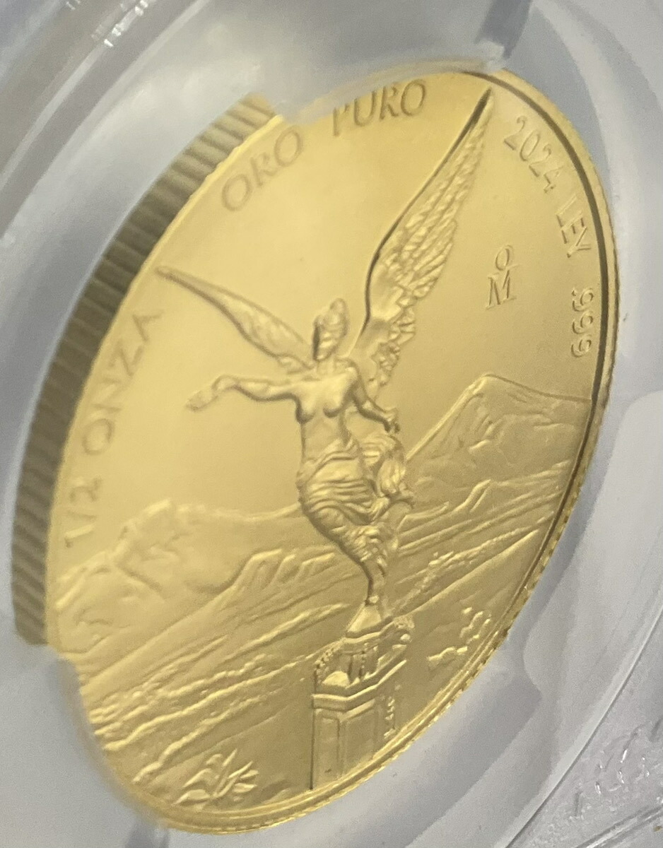 楽天市場】2024年 メキシコ リベルタード 1/2オンス 金貨 勝利の女神