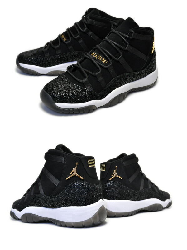 楽天市場】NIKE AIR JORDAN 11 RETRO PREM HC black/metallic gold