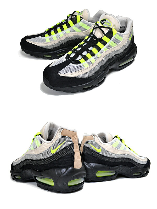楽天市場】NIKE AIR MAX 95 DENHAM black/volt-summit white dd9519