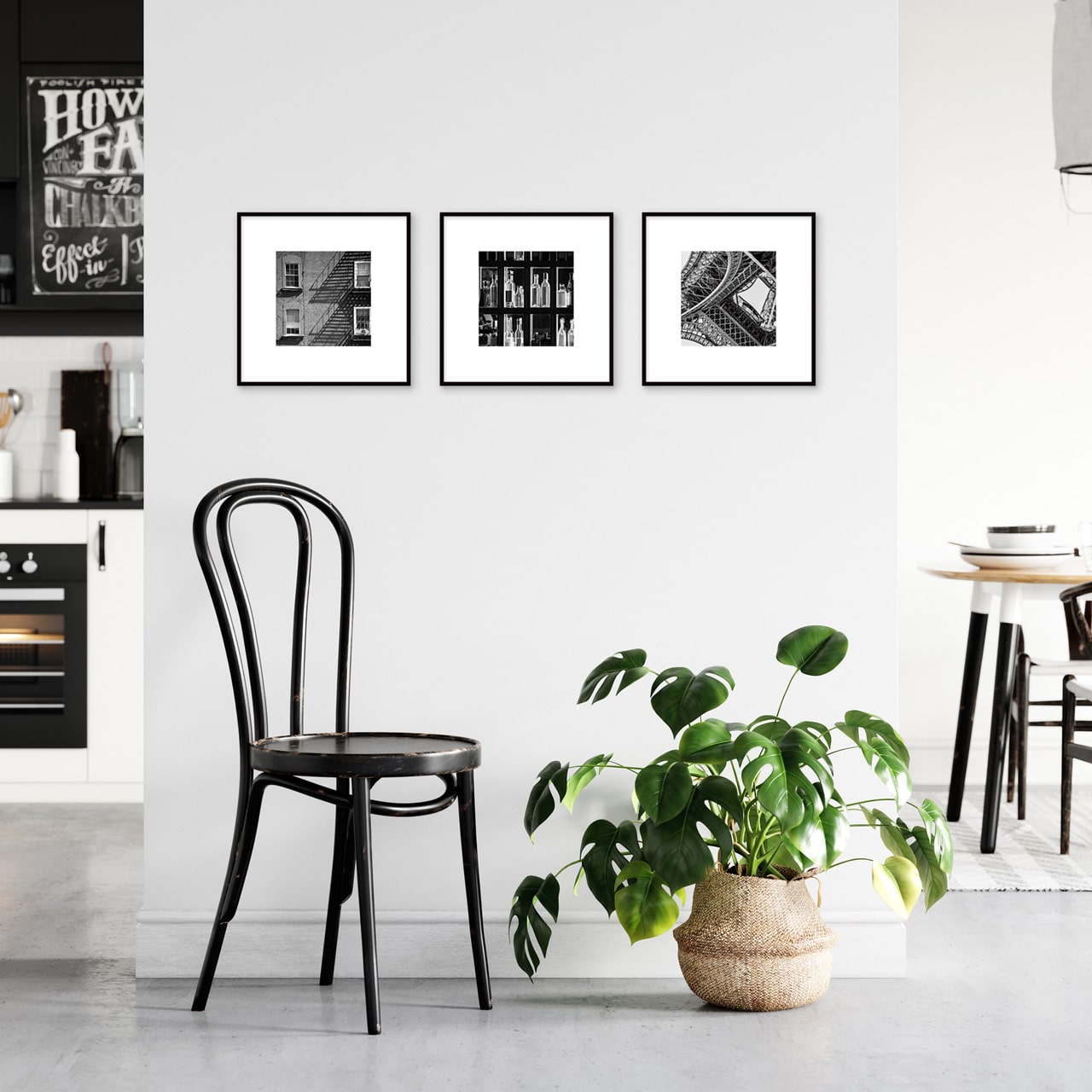 楽天市場】正方形 アートポスター 3枚 セット / 29.7cm 42cm フレーム