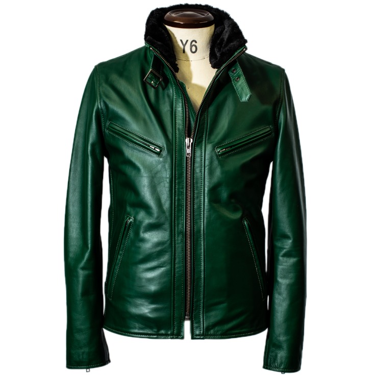 楽天市場】【50%OFFクーポン】Liugoo Leathers 本革 襟ボアハイネック