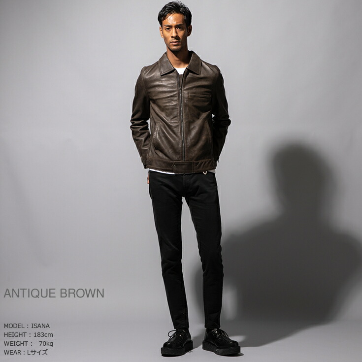 楽天市場】【20周年記念20%OFFクーポン】Liugoo Leathers 本革 UK襟