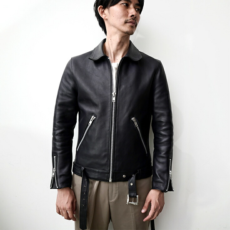 楽天市場】VALLET 本革 シングルライダースジャケット メンズ