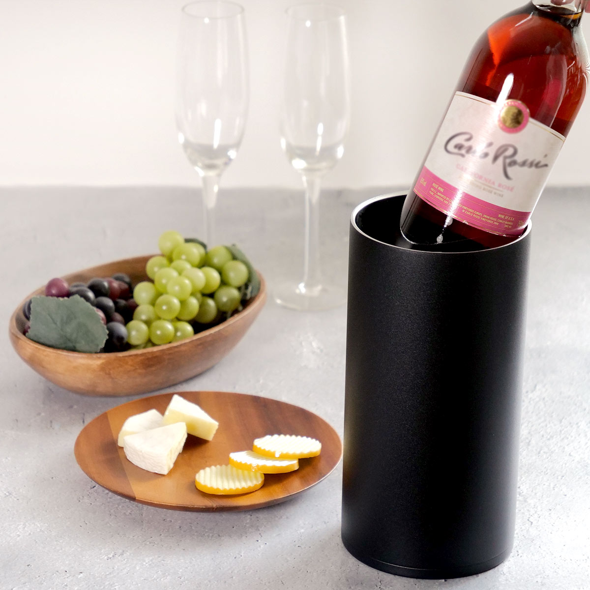 楽天市場】ワインクーラー おうち居酒屋 ステンレス （ 二重構造 1本用