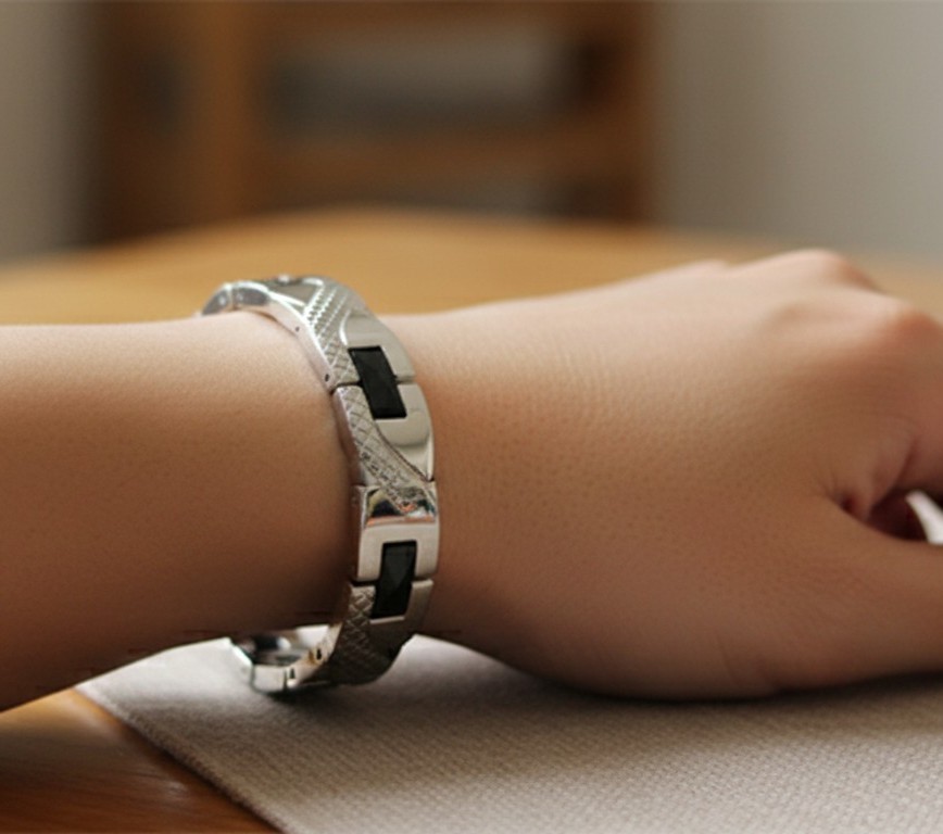 楽天市場】ゲルマニウムブレスレット チタン 肩こりグッズ チタン