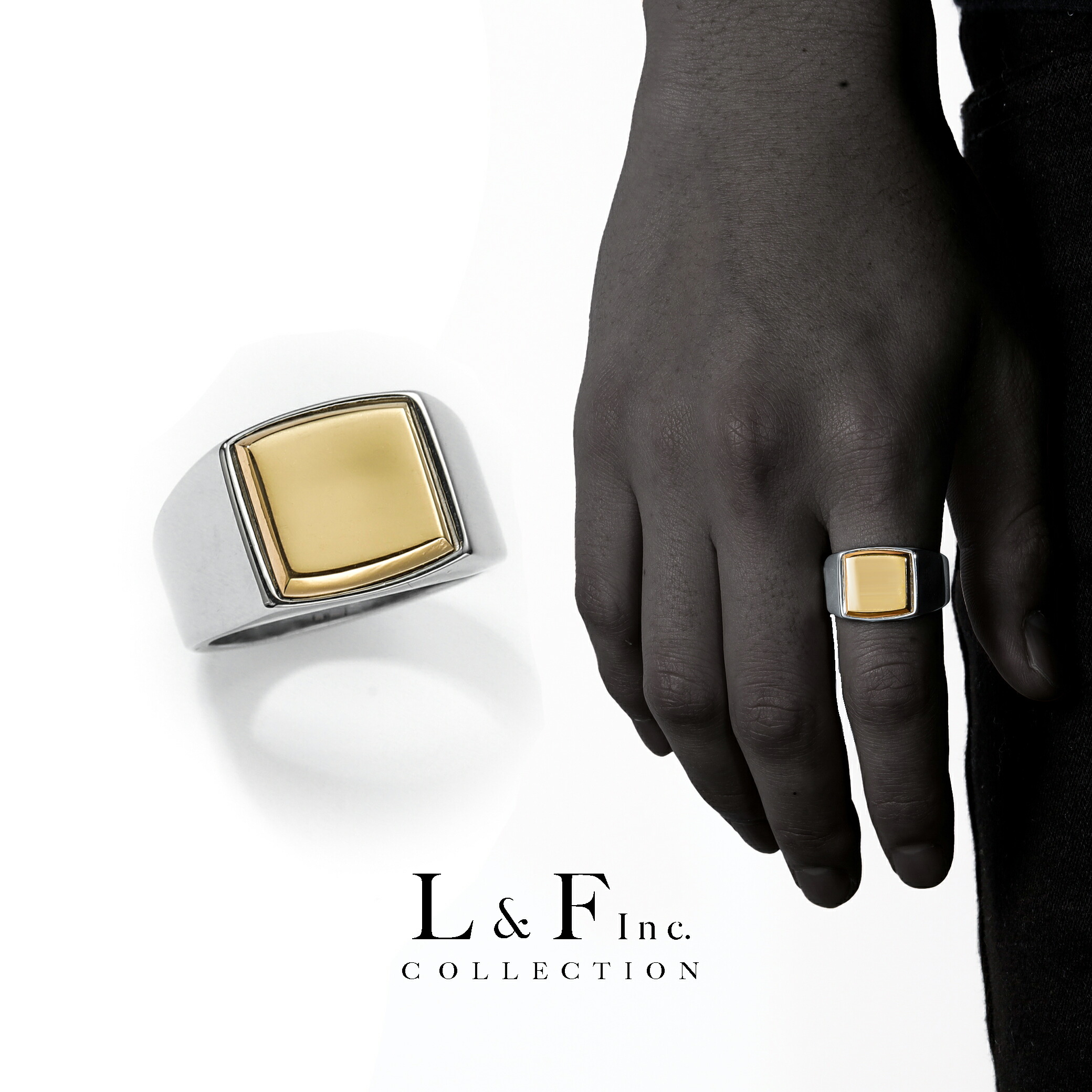 楽天市場】【LOSE FORD 公式】 スクエアリング 印台 リング メンズ