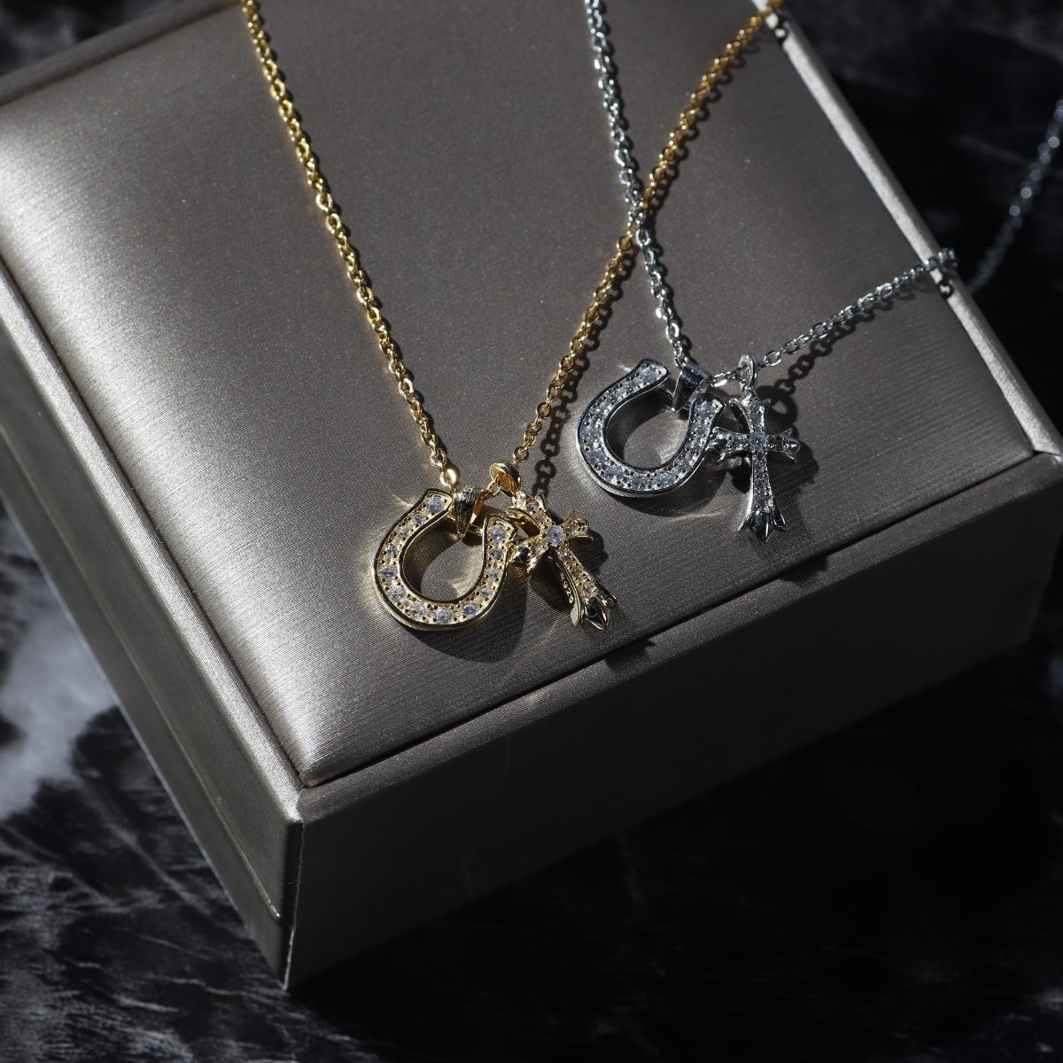 楽天市場】【LOSE FORD 公式】 ホースシュー ネックレス 馬蹄 十字架