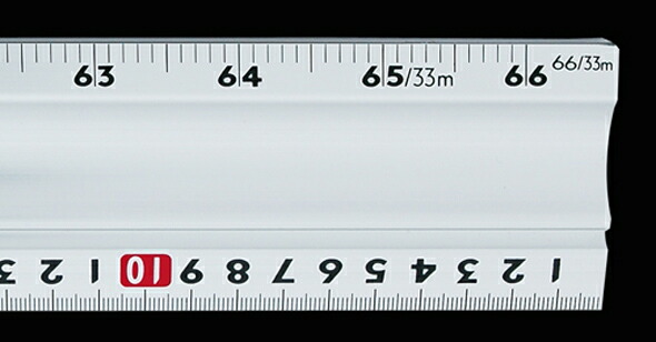 楽天市場】アルミカッター定規 カット師 2m 併用目盛 取手付 65097