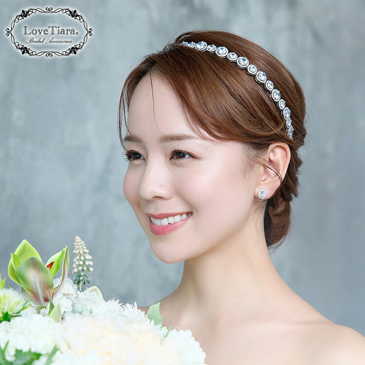 楽天市場】ノラ ジルコニア カチューシャ ＆ イヤリング / ピアス