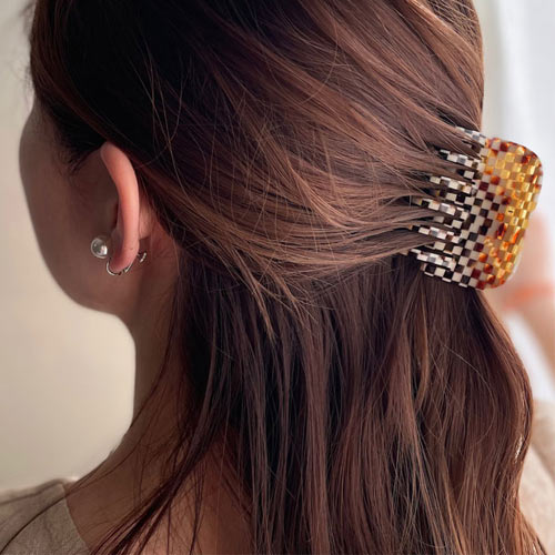 楽天市場】France Luxe フランス ラックス ヘアクリップ ラージ ダブル