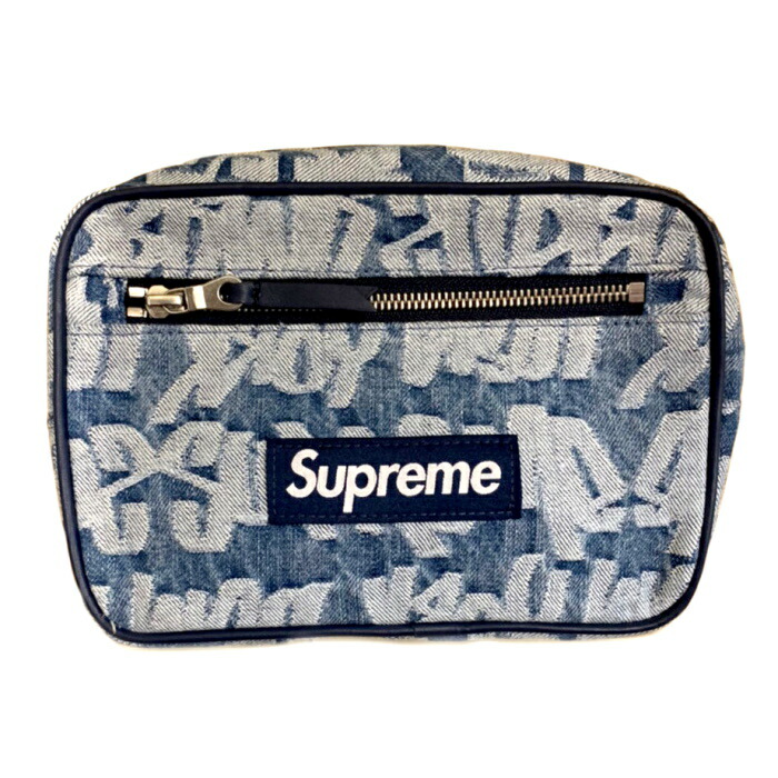 楽天市場】Supreme / シュプリームFat Tip Jacquard Denim Waist Bag