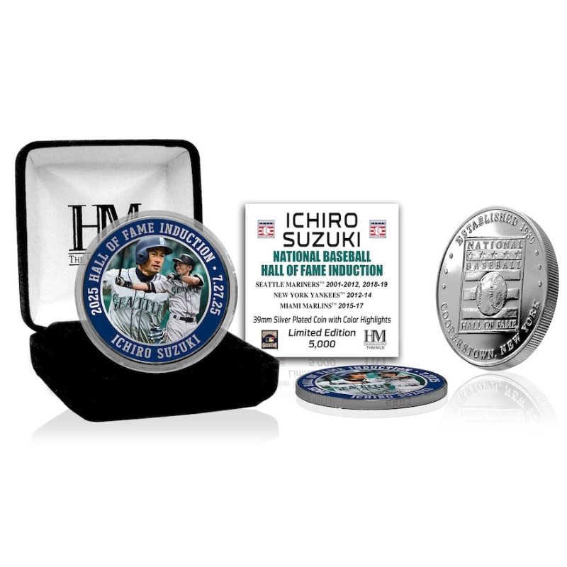 楽天市場】イチロー 米野球殿堂入 記念コイン イチロー 鈴木 2025
