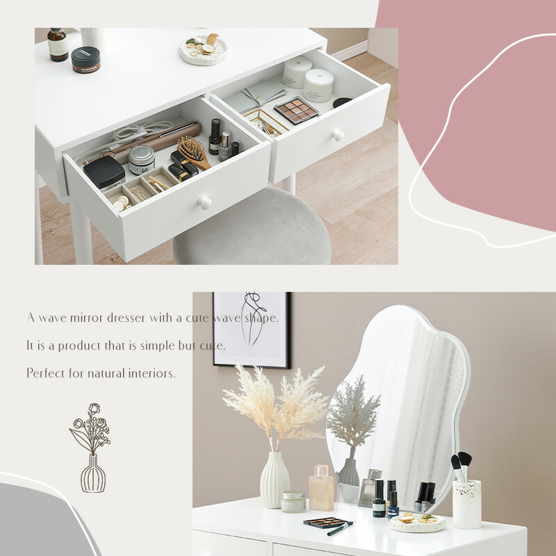 楽天市場】【50%OFFクーポンあり☆4日20時〜先着2名】ウェーブミラー