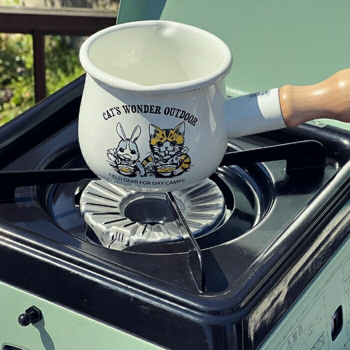 楽天市場】猫柄 Cat's 琺瑯プチミルクパン 550ml 鍋 ちくわねこ CAT'S