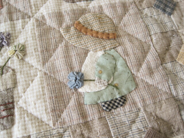 楽天市場】スーちゃんのミニタペストリー お花がいっぱい パッチワーク