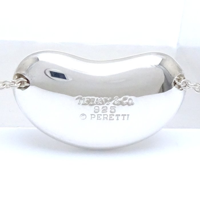 楽天市場】TIFFANY&Co. ティファニー ビーン ネックレス ラージ 25mm