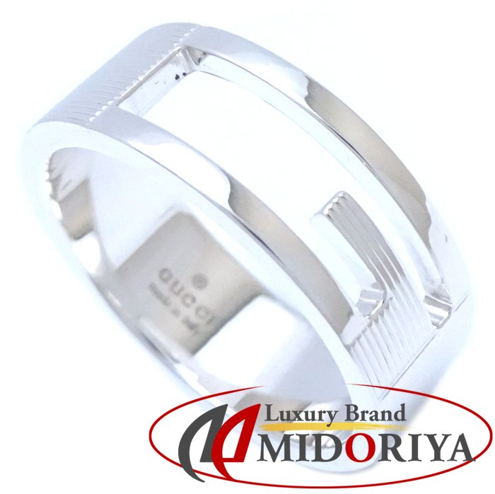 楽天市場】GUCCI グッチ オープンG リング 指輪 #23 22号 シルバー925