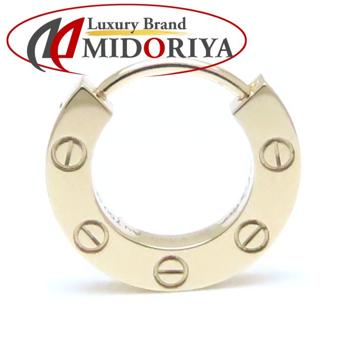 Cartier ラブフープ ピアス K18 Au750/URL786 Cartier ラブフープ