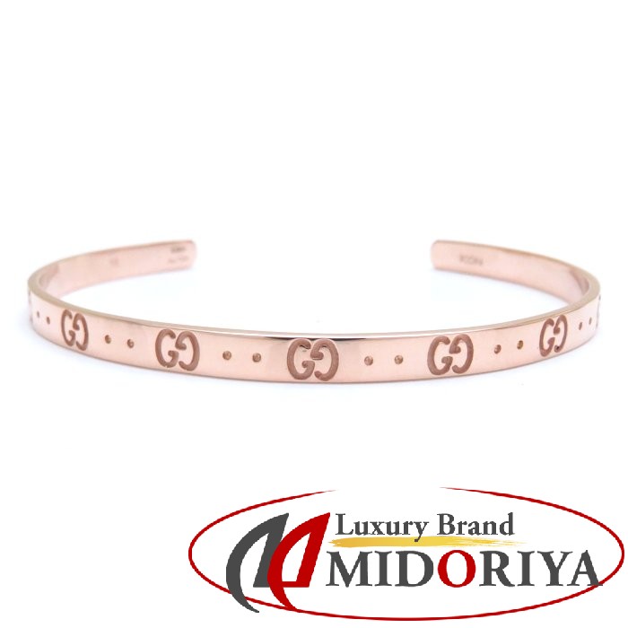 楽天市場】グッチ GUCCI アイコン ブレスレット バングル #16 K18PG