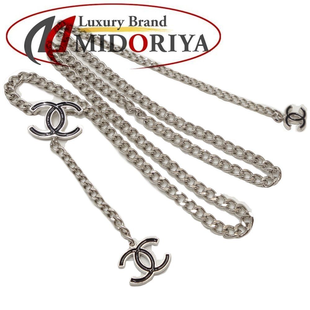 楽天市場】シャネル CHANEL チェーンベルト 3Pココマーク シルバー