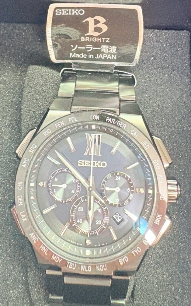 楽天市場】セイコー 未使用品ブライツ フライトエキスパート ソーラー