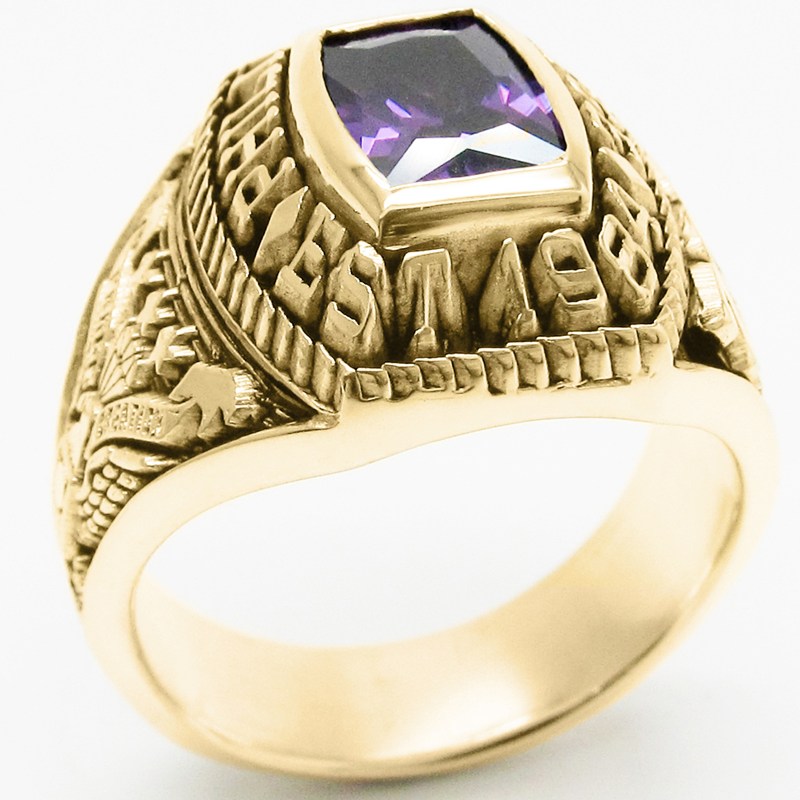 楽天市場】【14金】カレッジリング 天然オニキス 1010型 送料無料