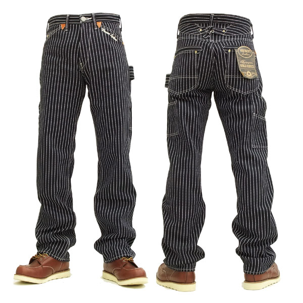 楽天市場】バンソン ぺインターパンツ ウォバッシュストライプ vanson