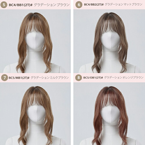 楽天市場】トップカバー『 シースルーバング ななめカール (マット