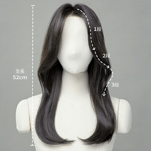 楽天市場】手植えフルウィッグ) マルス ストレート 17インチ (モースト