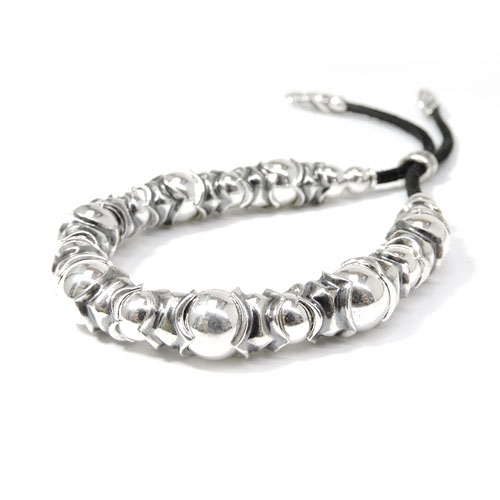 楽天市場】【GIGOR】ジゴロウネイシスレザーブレスレット/シルバー