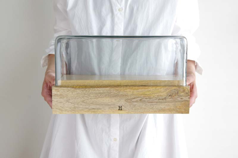 楽天市場】ガラスドーム レクタングル2 HERE Glass Dome 