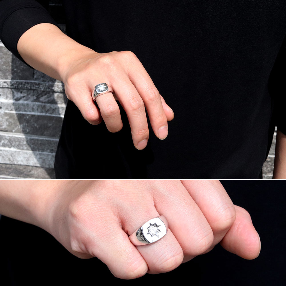 楽天市場】ブルートパーズ リング 18金 メンズ 11月誕生石 指輪