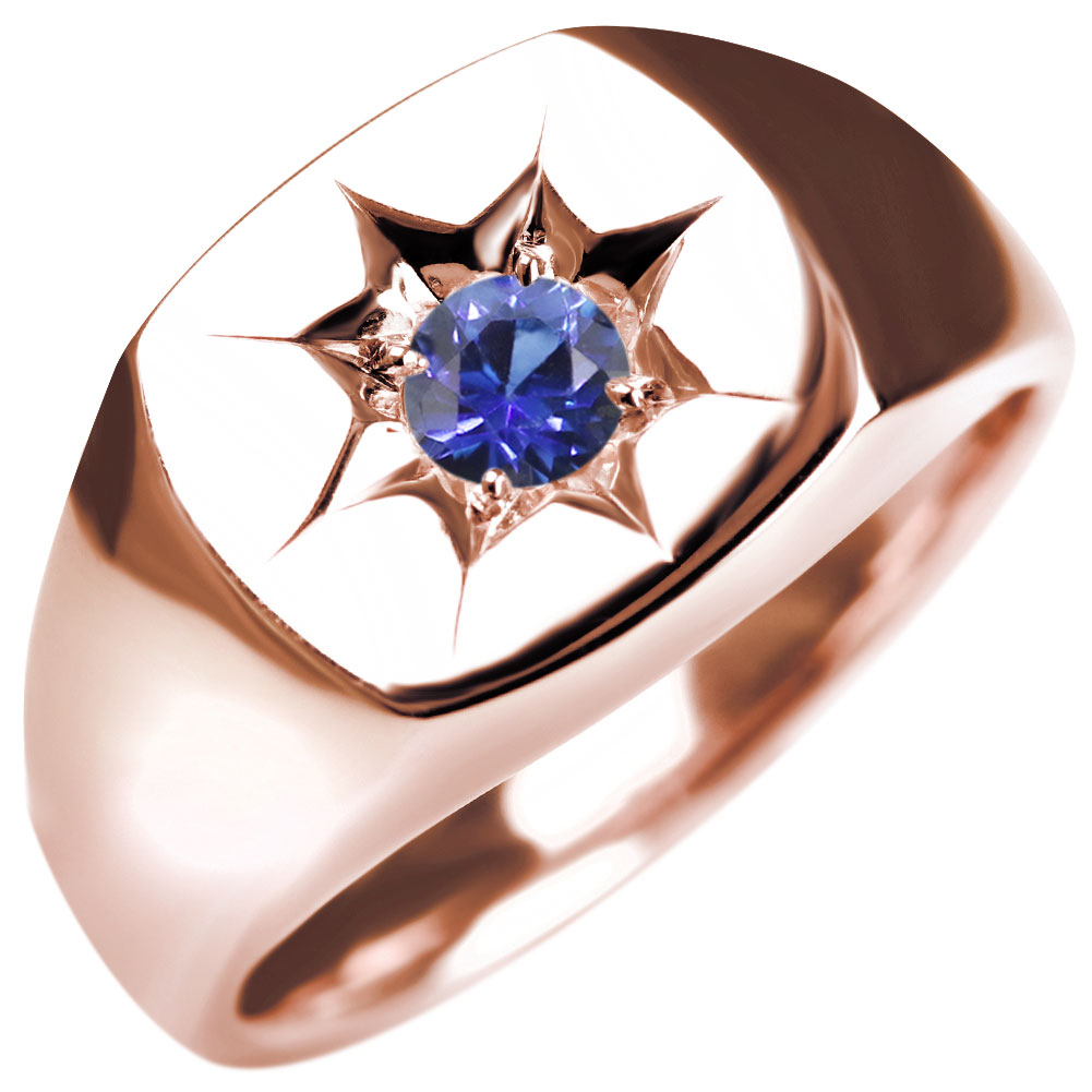 楽天市場】指輪 ゴールド サファイア リング 10金 9月誕生石