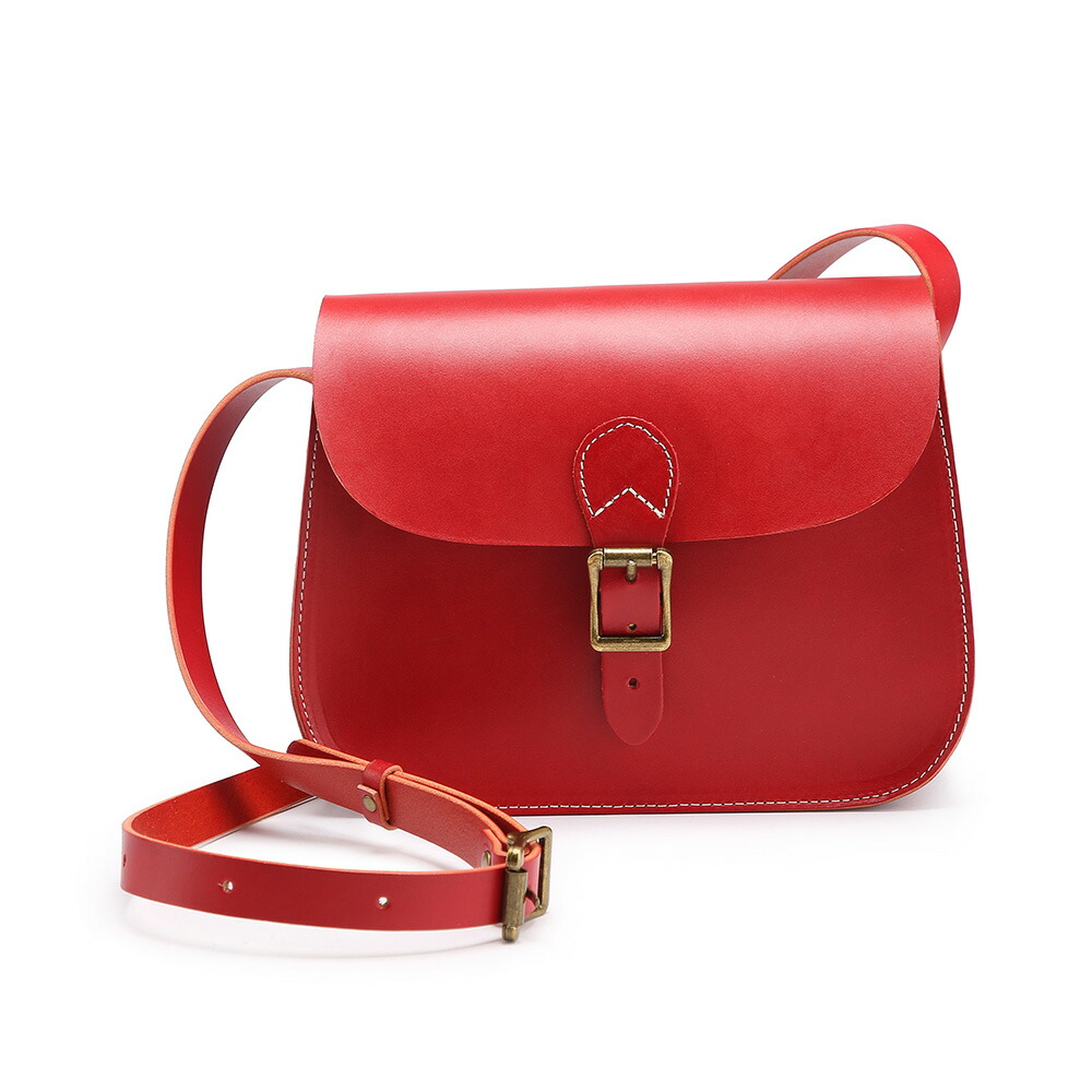 楽天市場】ミニショルダー 本革 レディーズ レッド 赤 ショルダー