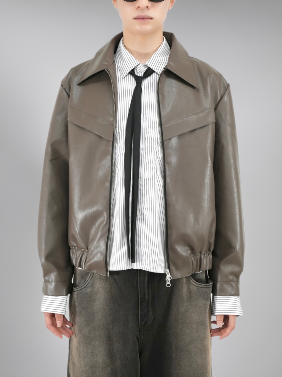 楽天市場】正規品【 Chikashitsu + leather design jacket (2color