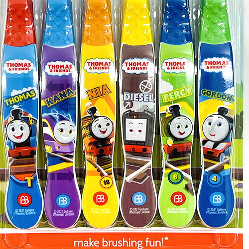 楽天市場】きかんしゃトーマス 歯ブラシ 6本 フロス セット yts0944