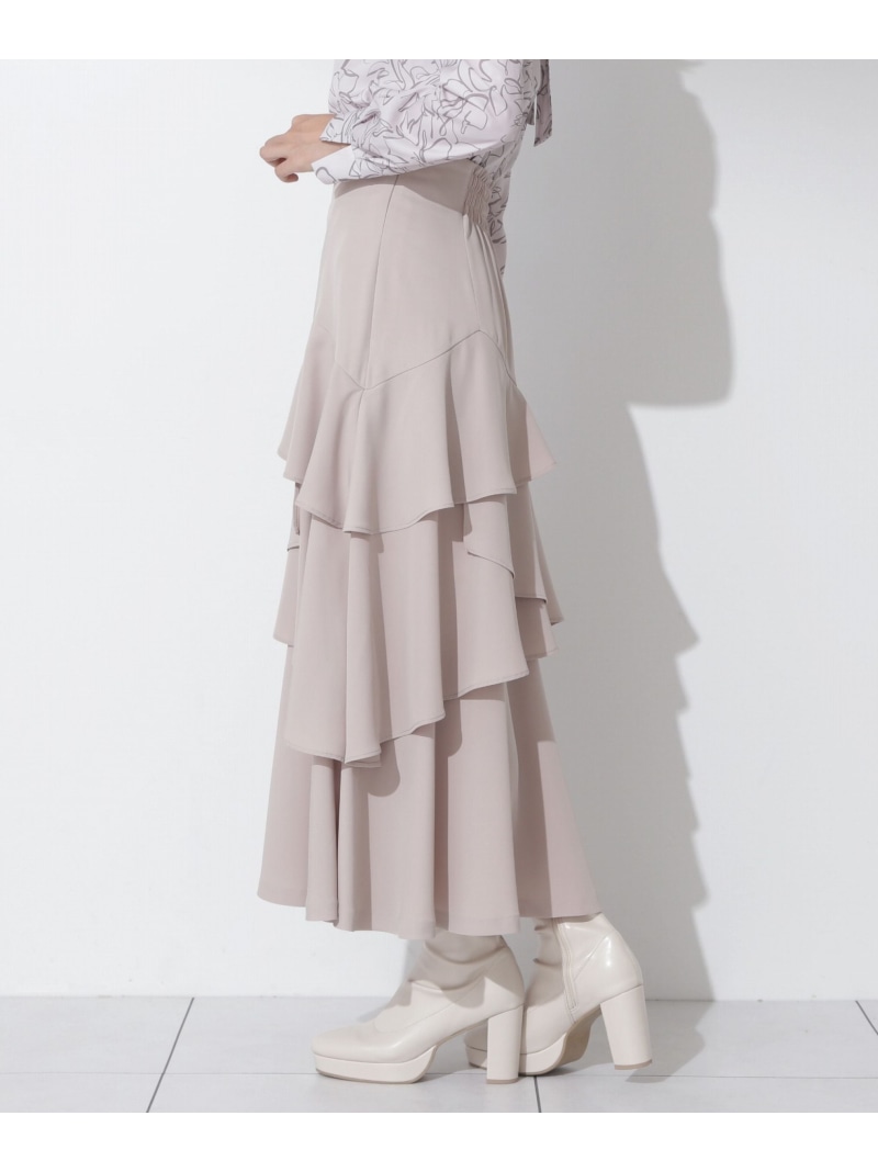 楽天市場】【SALE／60%OFF】ラッフルティアードスカート PROPORTION