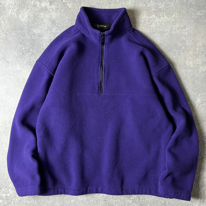 楽天市場】90s EBTEK Eddie Bauer ハーフジップ プルオーバー フリース