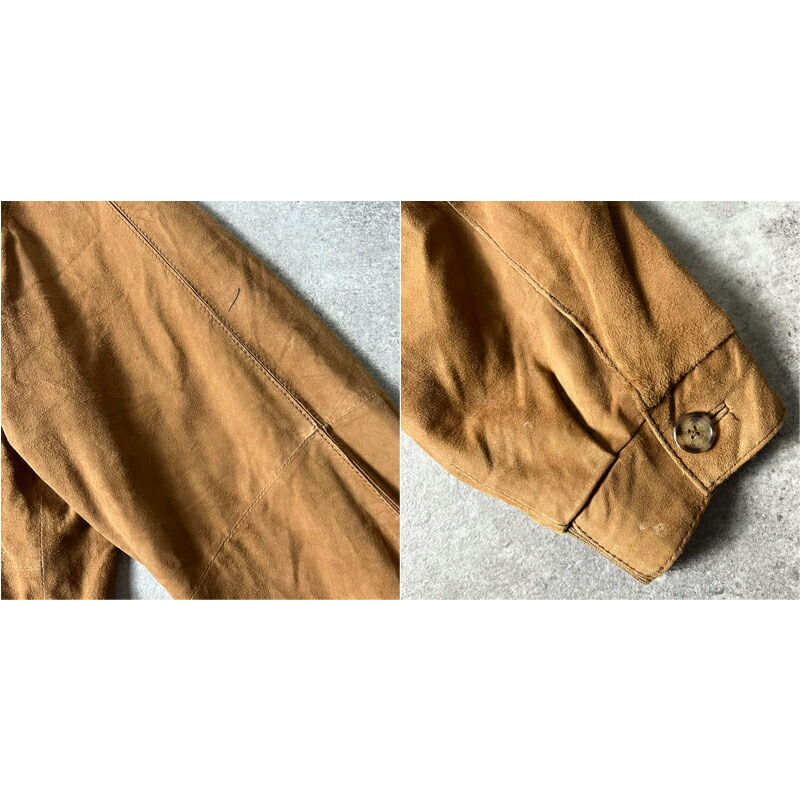 楽天市場】90s Jos.A.Bank サテン ライナー付き 本革 スエード レザー