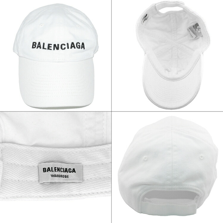 楽天市場】BALENCIAGA バレンシアガ キャップ 帽子 ベースボール