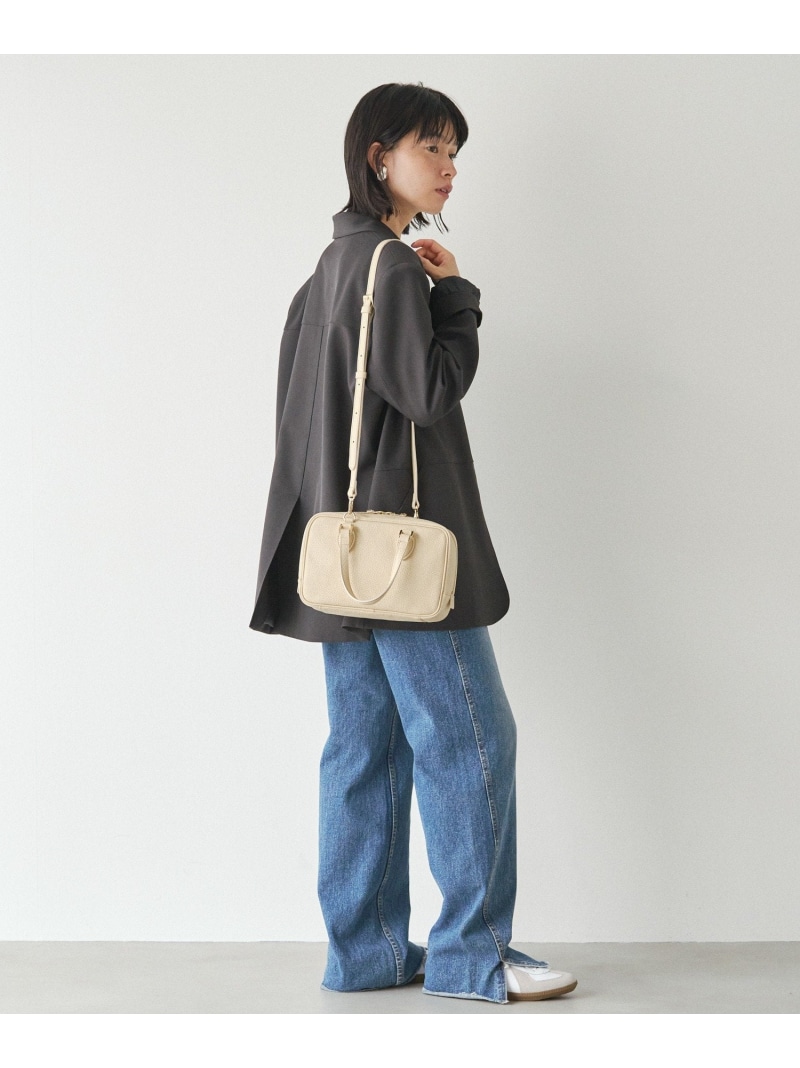 楽天市場】【SALE／40%OFF】レザー2WAYミニボストンバッグ russet