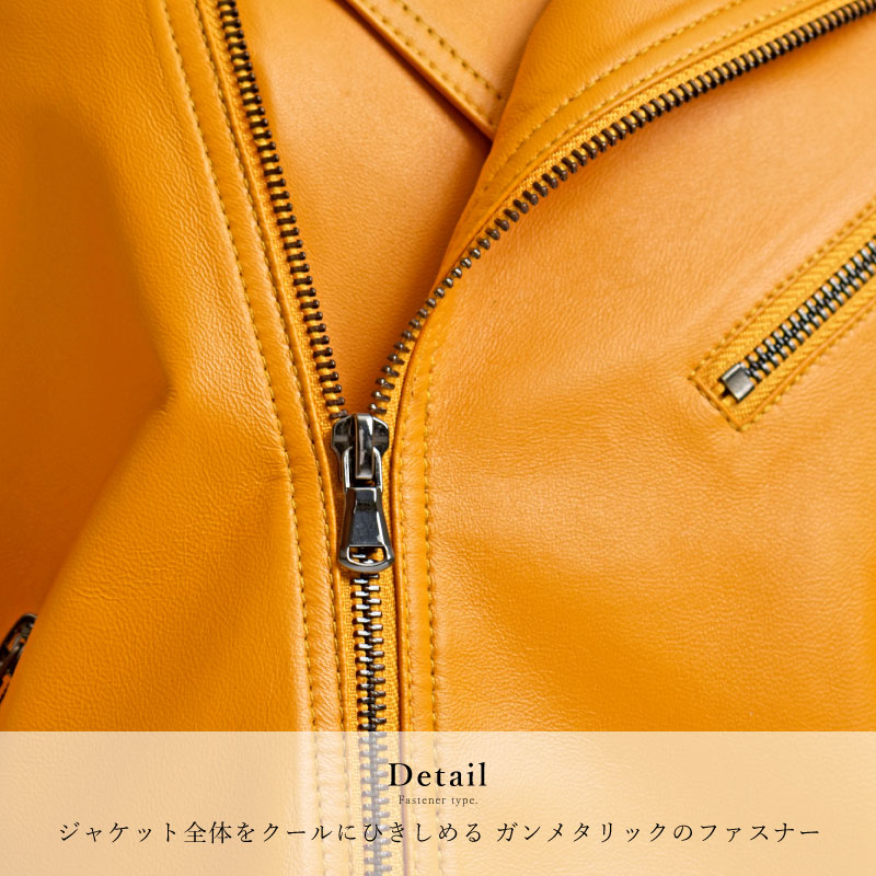 楽天市場】ライダースジャケット ラムレザー レディース 本革 春 秋 冬